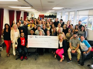 Employees donate to Big Brothers Big Sisters